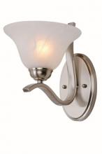 Trans Globe 2825 BN - 1LT BATHBAR- WAVE- MRBLZD GLS